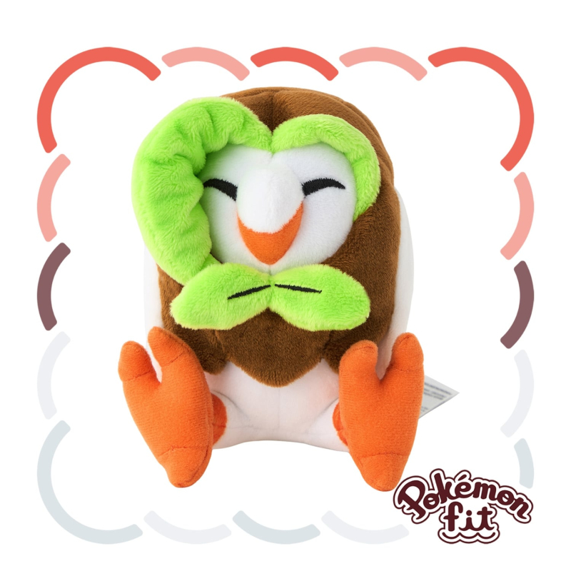 Officiële Pokemon center Pokemon fit knuffel Dartrix 12cm 